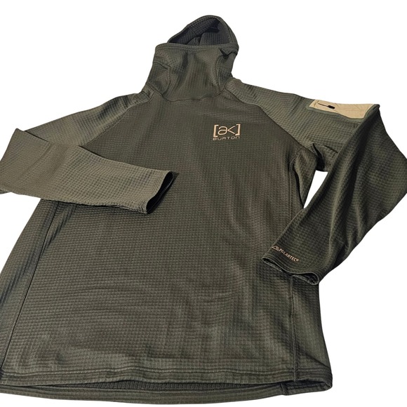 Burton AK Polartec Hooded Pullover Men's XL Fleece Thermal Performance Jacket - Picture 2 of 7